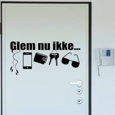 wallstickers - Glem nu ikke - wallstickers