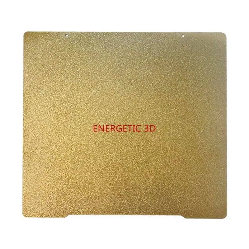 Flexbed dubbelsidig texturerad pei pulverlackerad fjäderstålplåt för prusa i3 mk3 mk3s 3d skrivare värmebädd - Dubbelsidig texturerad