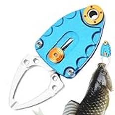 Fish Grabber Gripper, Lip Grippers Fishing | Fiskningskontrollenhet | Small Fish Lip Grip Tool för utomhus, Hangable Grabber Gripper Fishing Accessories