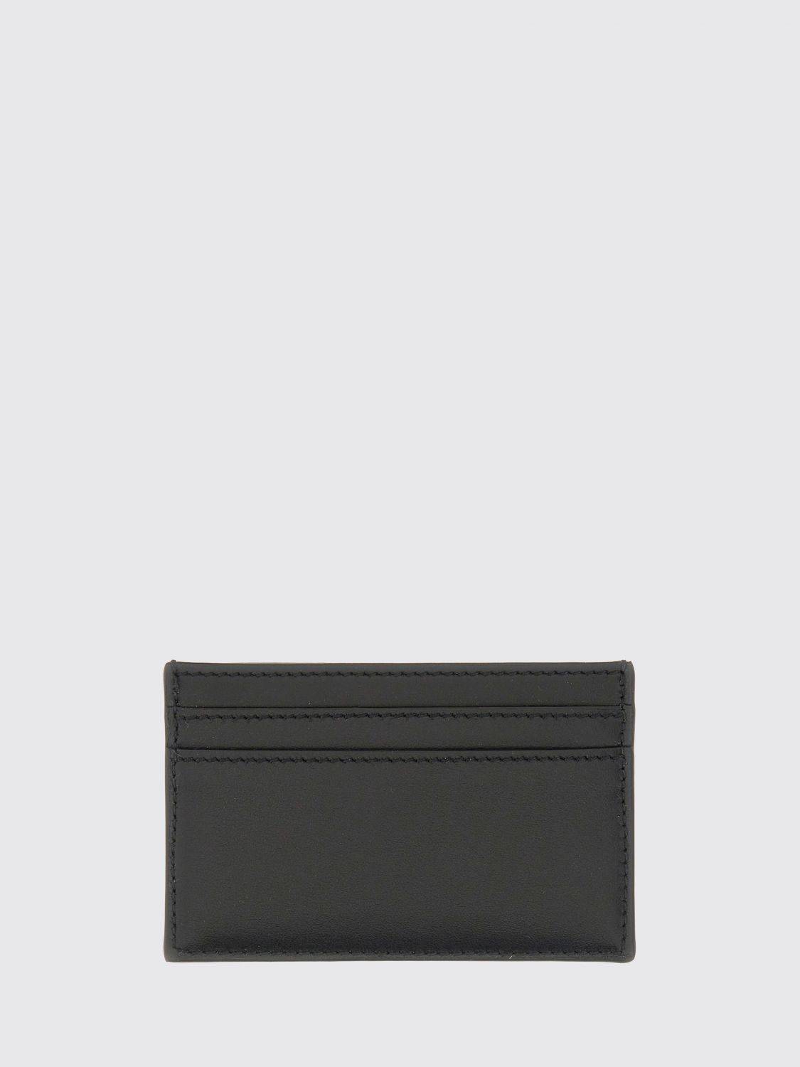 McQueen Leather Credit Card Holder - OS