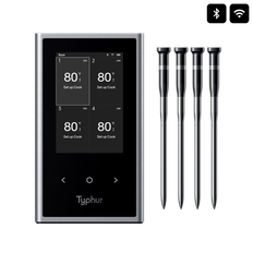 Typhur Sync Quad - 4-probe Wireless Meat Thermometer Tilbehør Til Grill