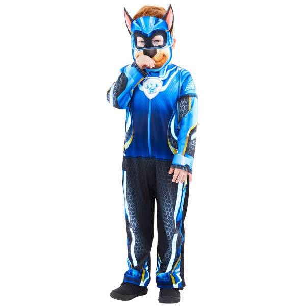 Paw Patrol Chase Glow-in-the-Dark Maskeraddräkt 4–6 år