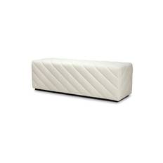 Avellino bänk rêve cream - Vit / Beige (B: 146 x D: 46 x H: 45 cm)