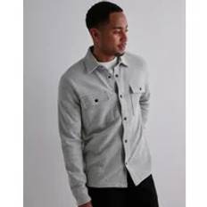 Selected Homme Slhjackie Sweat Jacket Noos Overshirts Grå - Large