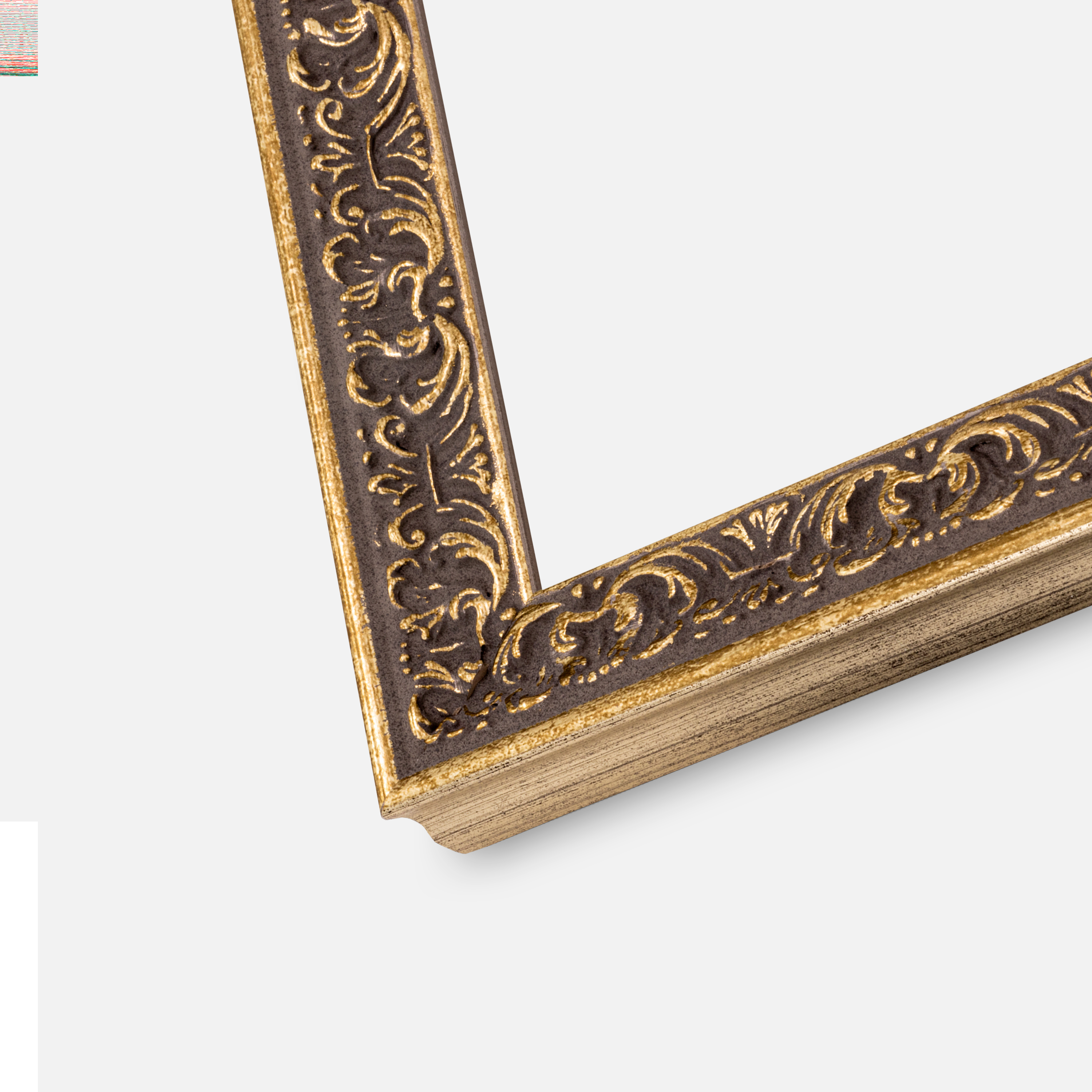 Ram Amber Silver 40x50 cm - Dubbel Passepartout Vit 30x40 cm