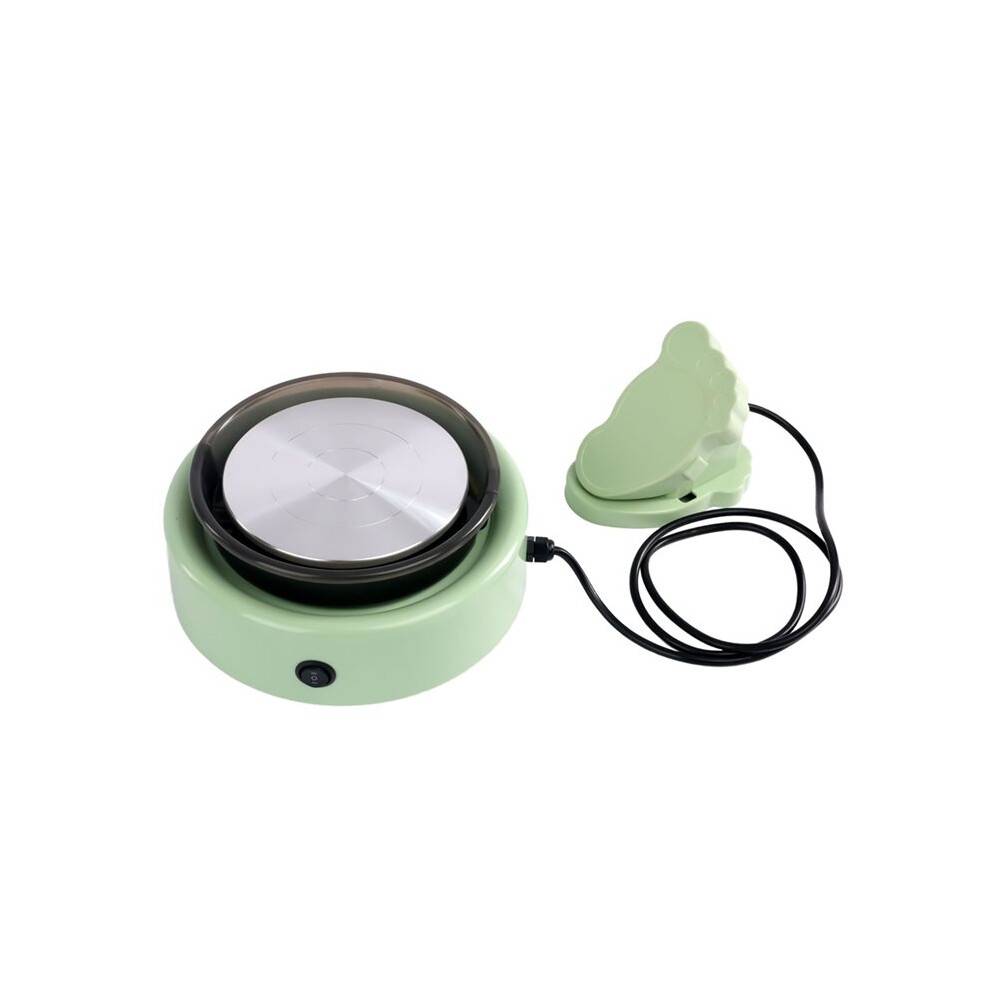 Pottery Wheel, Pottery Tools Kit Turntables, Two-Way Rotation, with Art Supplies Sculpting Tools EU Plug