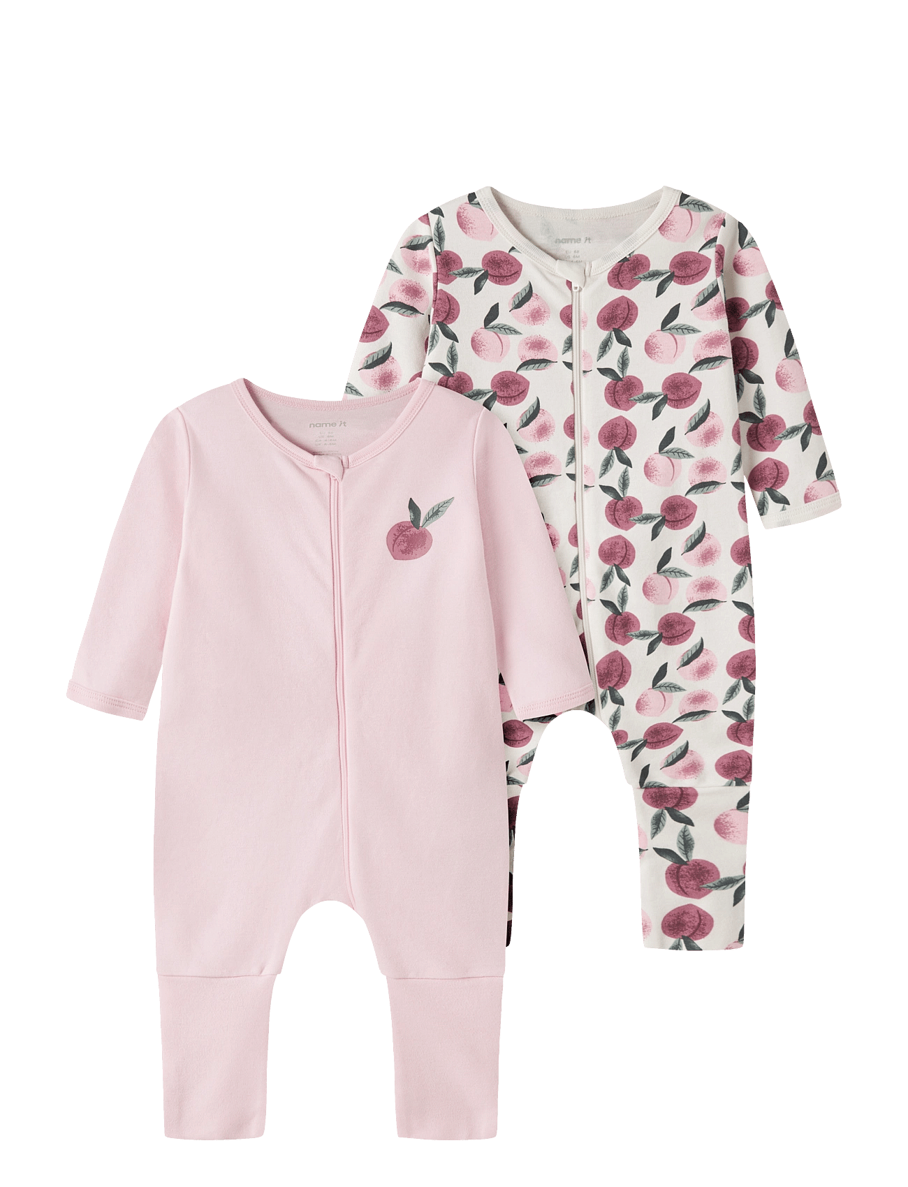 NAME IT Nbfnightsuit 2P Zip Ff Peaches Noos | Pink | 104