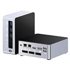 PeeliCeeli Mini PC Desktop Computer 13th Gen Core i5-1340P 12C/16T, DDR5 32GB RAM M.2 NVME 1TB SSD Micro Gaming Office PC Windows 11 Pro, WiFi6 USB 3.0 BT5.2, Gigabit Ethernet, 3 Display