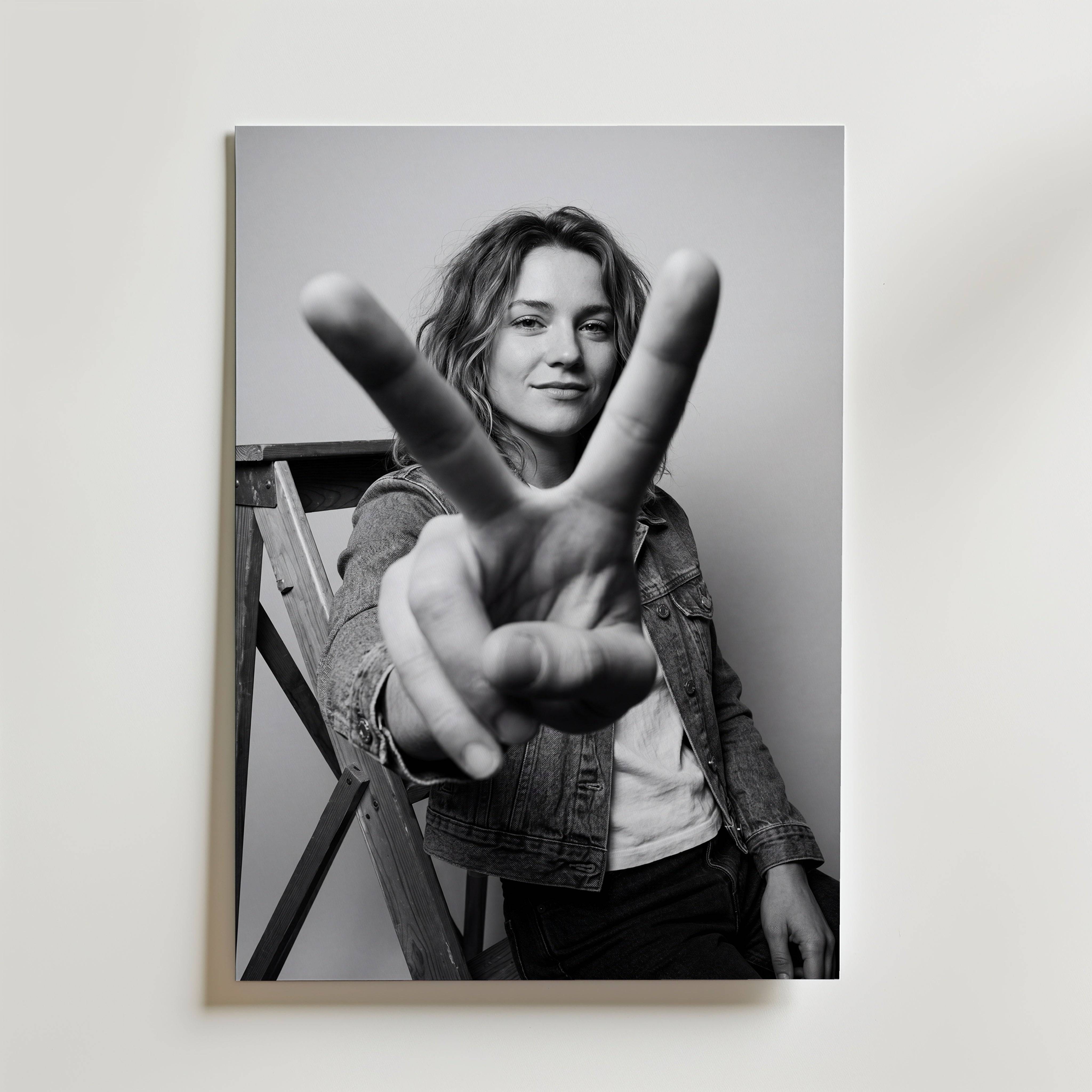 Bold Peace Poster - Fine Art Poster 70x100 cm