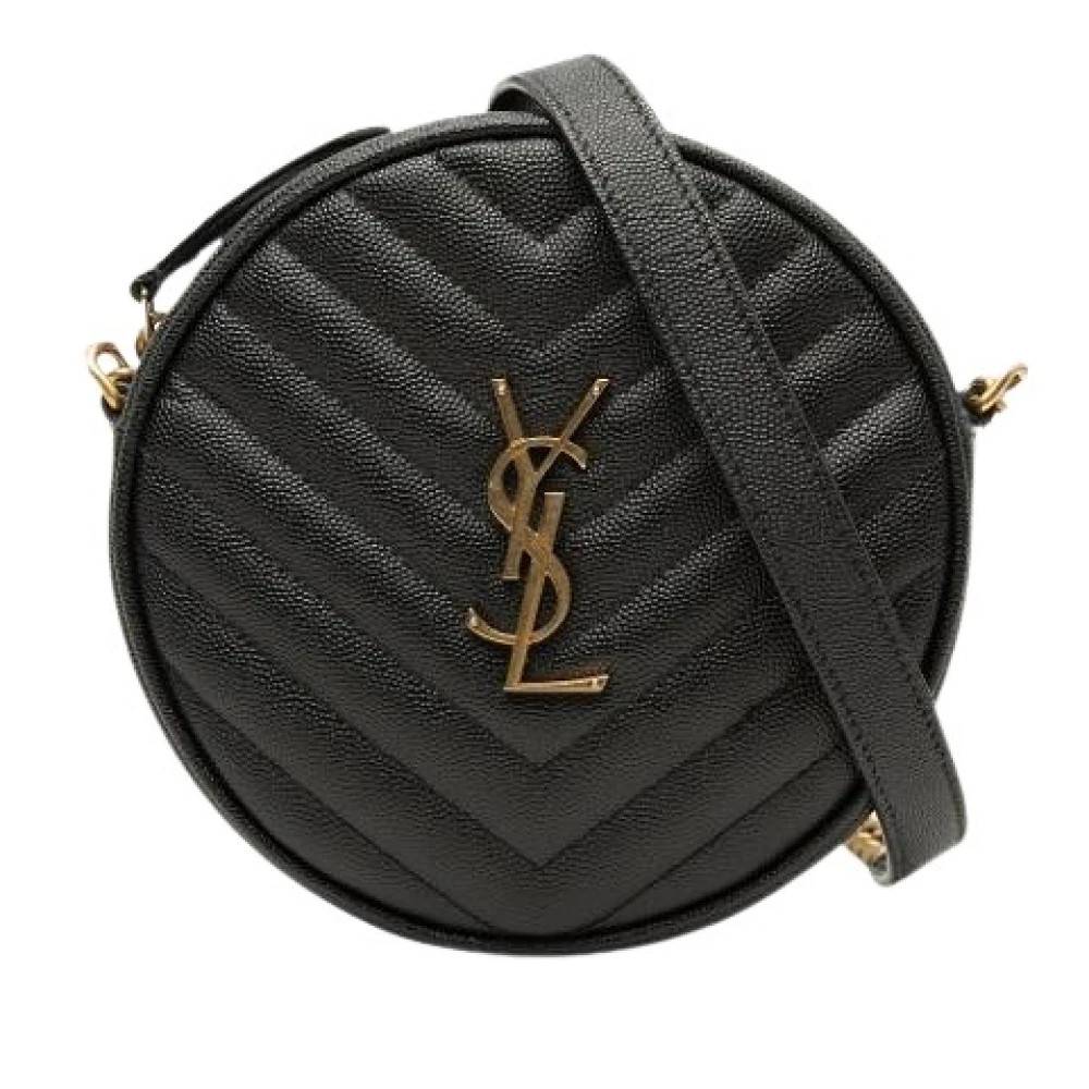 Yves Saint Laurent Vintage Pre-owned Quilted Crossbody Bag - Vintage - Dame - Sort - ONE SIZE - Uld