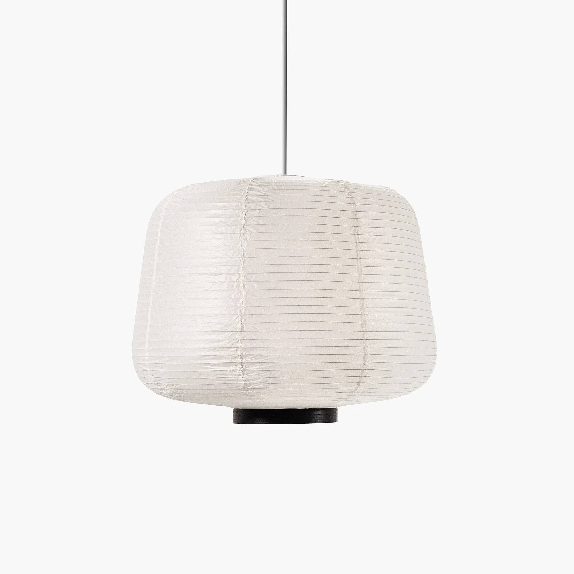 Soft Paper Lantern Pendel Terence Woodgate - Large / sort bejdset eg