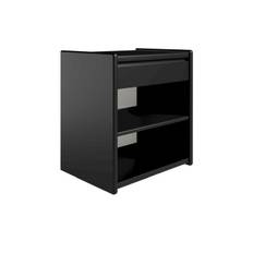 Kaagaard 315037 Sengebord Vægophængt 51x50x37 cm - Sortmalet