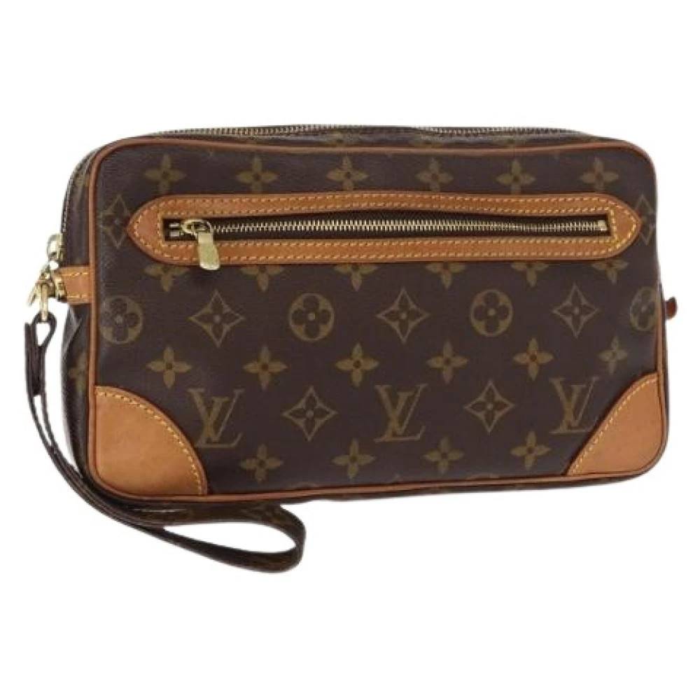 Louis Vuitton Vintage Pre-owned Vintage Canvas Clutch - Vintage - Dame - Brun - ONE SIZE -