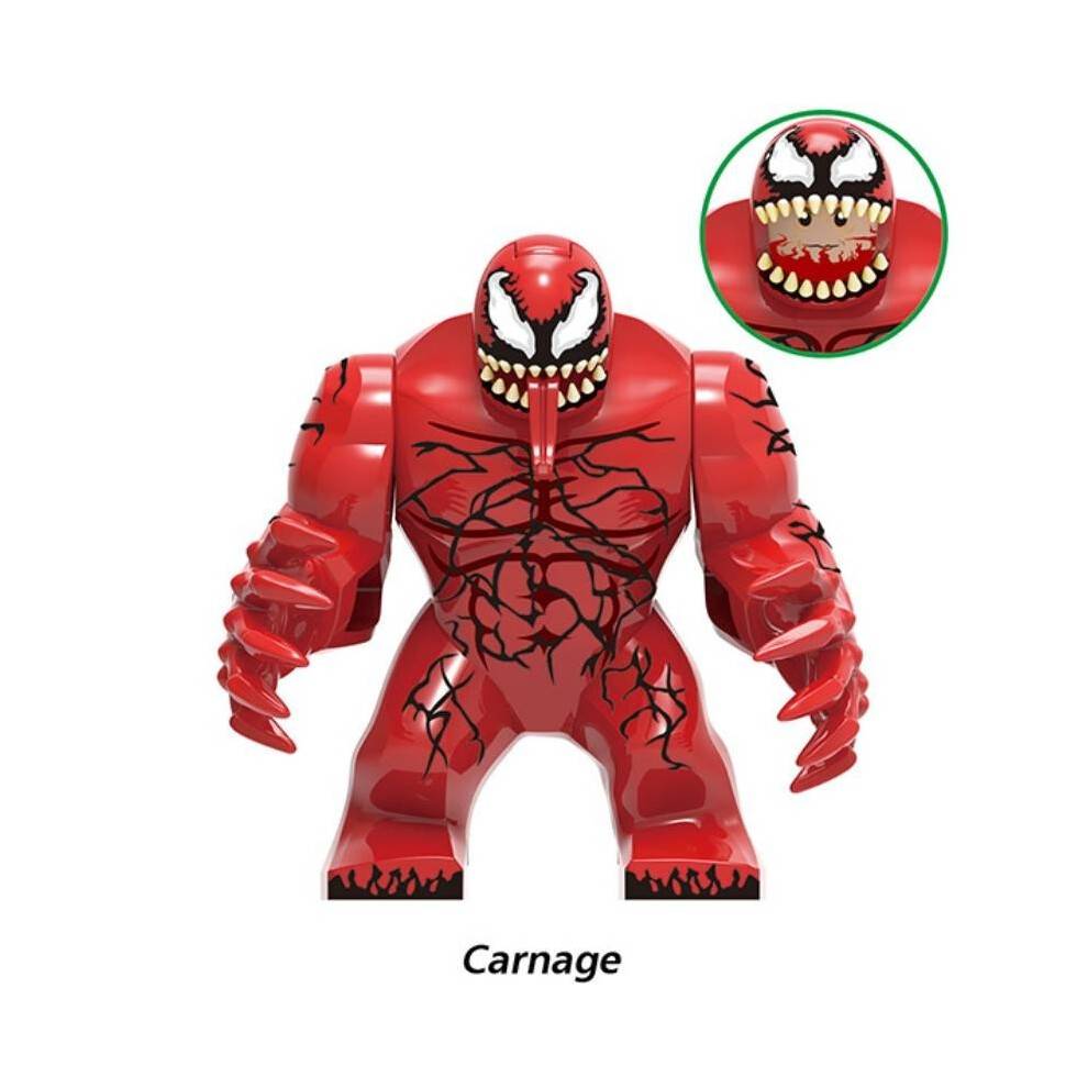 (StyleB)Super Hero Venom Anti Venom Mini Toy Action Figure Fit Blocks Building