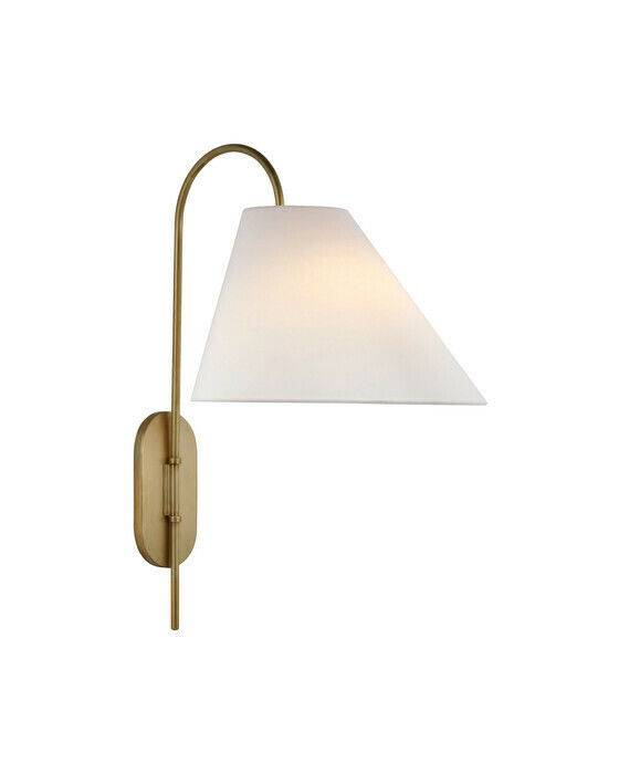 Visual Comfort Kinsley vägglampa justerbar mässing - Guld