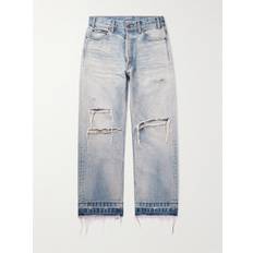 CELINE HOMME - Wesley Straight-Leg Distressed Jeans - Men - Blue - UK/US 32