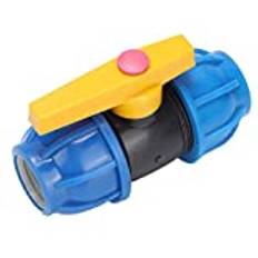 TOPINCN Pe Vattenrörsbeslag Ventiladapter Snabb kulventil Ersättning 32 MM Ppr Pe Pvc Vanliga rörbeslag