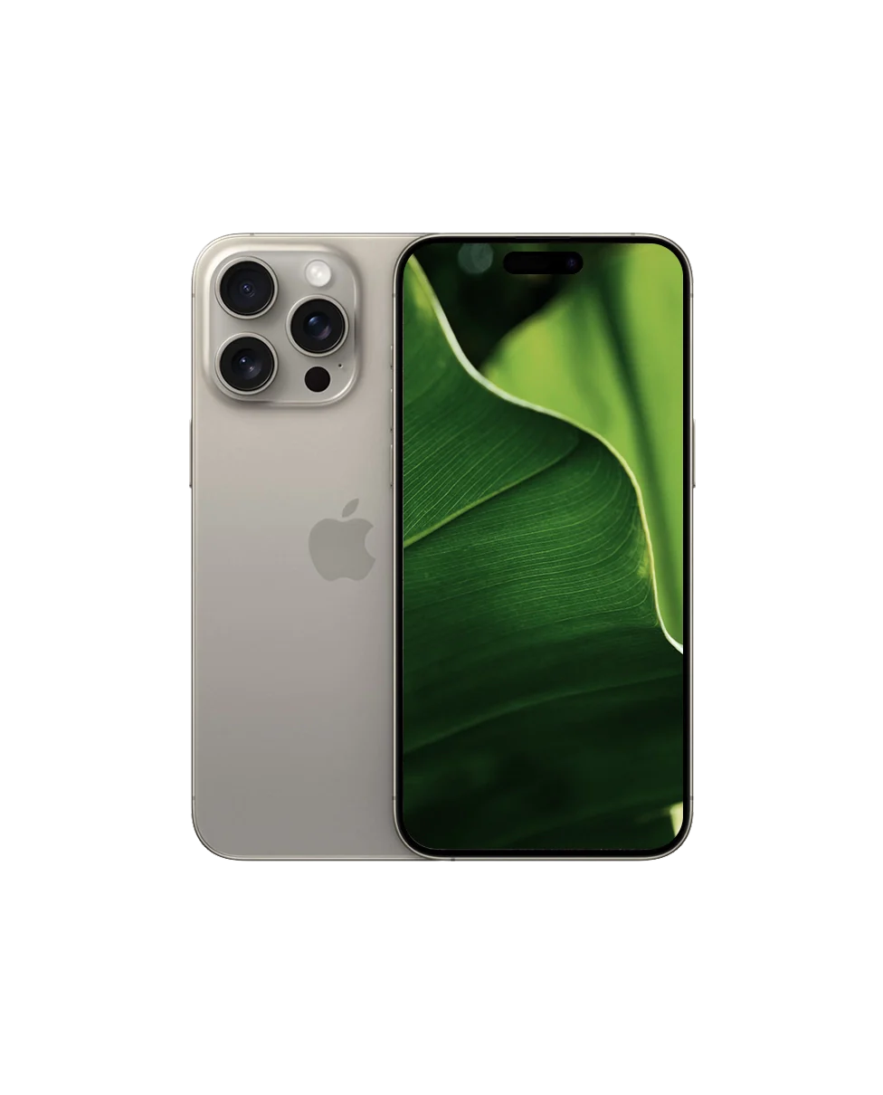 iPhone 15 Pro Max Natural Titanium / 512GB / Bra skick