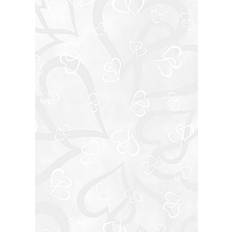 Mönstrat Vellum Papper A4 - Dubbelhjärtan - 115gsm