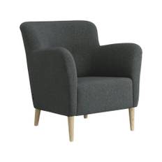 Swedese Nova Easy Lounge Chair - Oljad Naturlack Svensson Rami 6380 Grey
