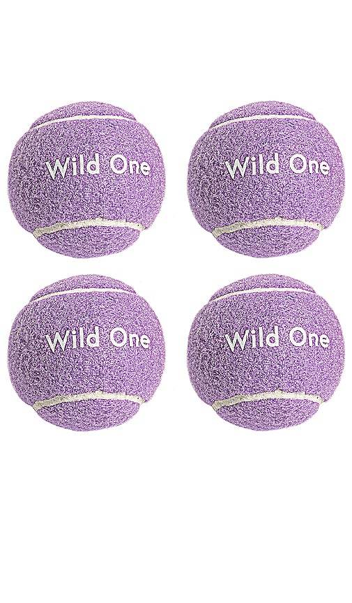 Wild One TENNISBÄLLE WILD ONE TENNIS BALLS SET OF 4 in Lavender.