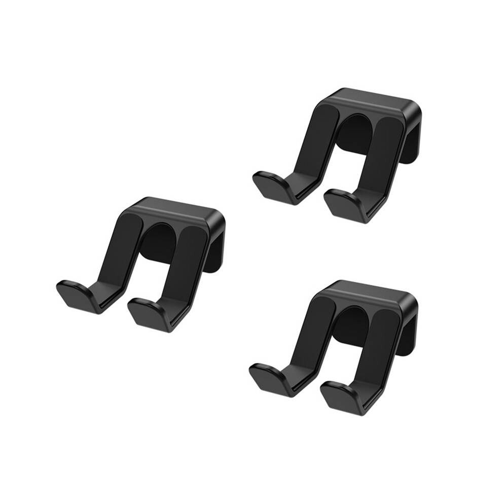3 Pcs Controller Stand for Wall Gamepad Holder for PS5 PS4 One Pro Adhesive/Screws Wall Mounted Black Hanger