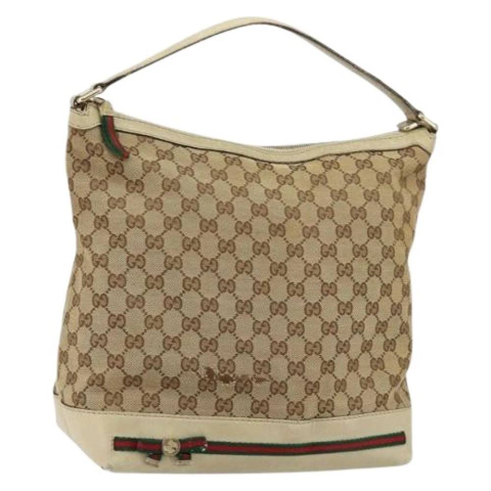 Gucci Vintage - Pre-owned Canvas Axelremsväska Vintage - Dam - ONE Size -