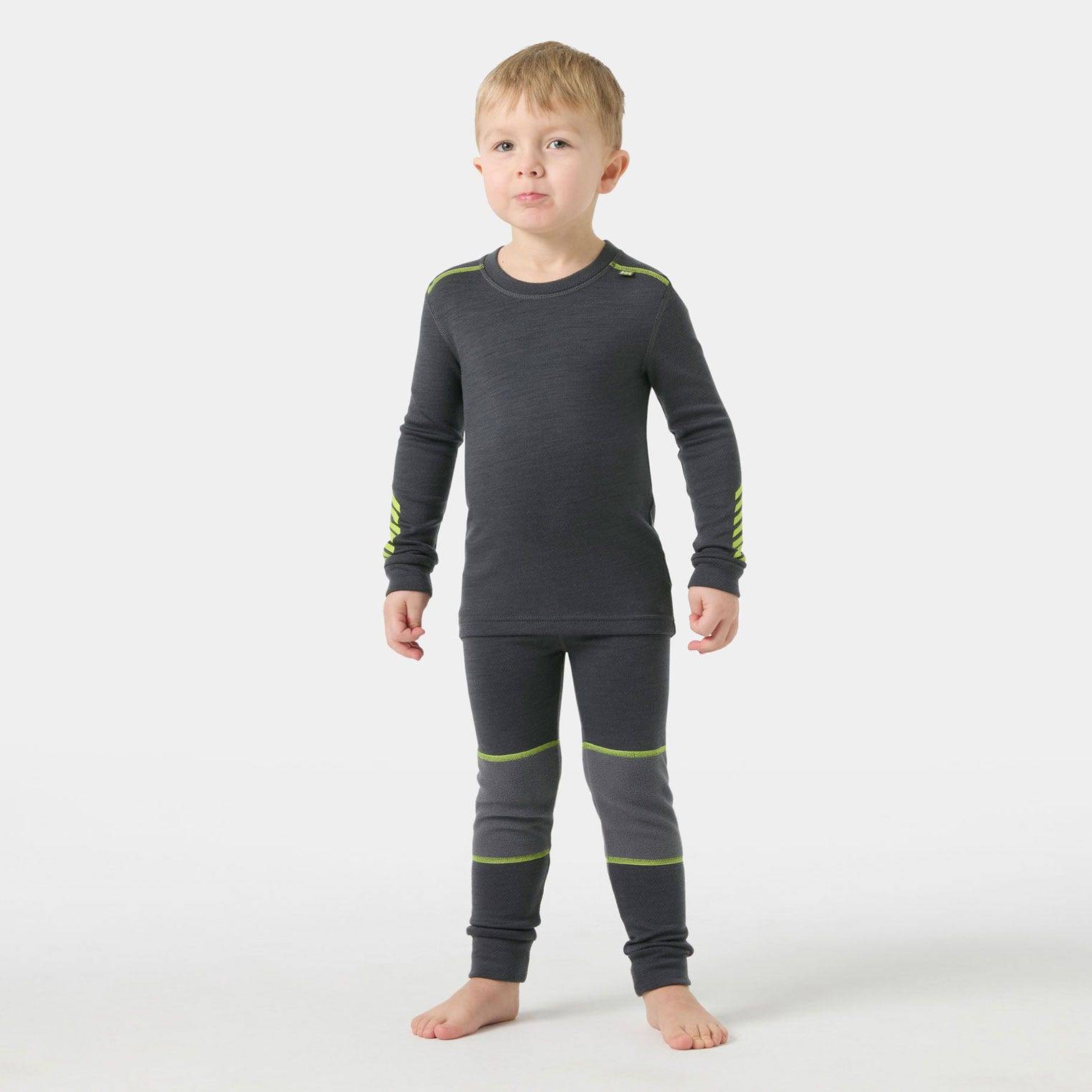 Helly Hansen Barn Lifa® Merinoull Baslagerset Grå 110 - Thunder Gre Grå