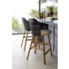 Cane-line Outdoor Choice Barstol H: 117 - Teak/Black