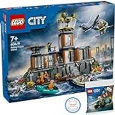 Lego City Set: 60419 polisstation på fängelseön och 30664 polisterrängbil