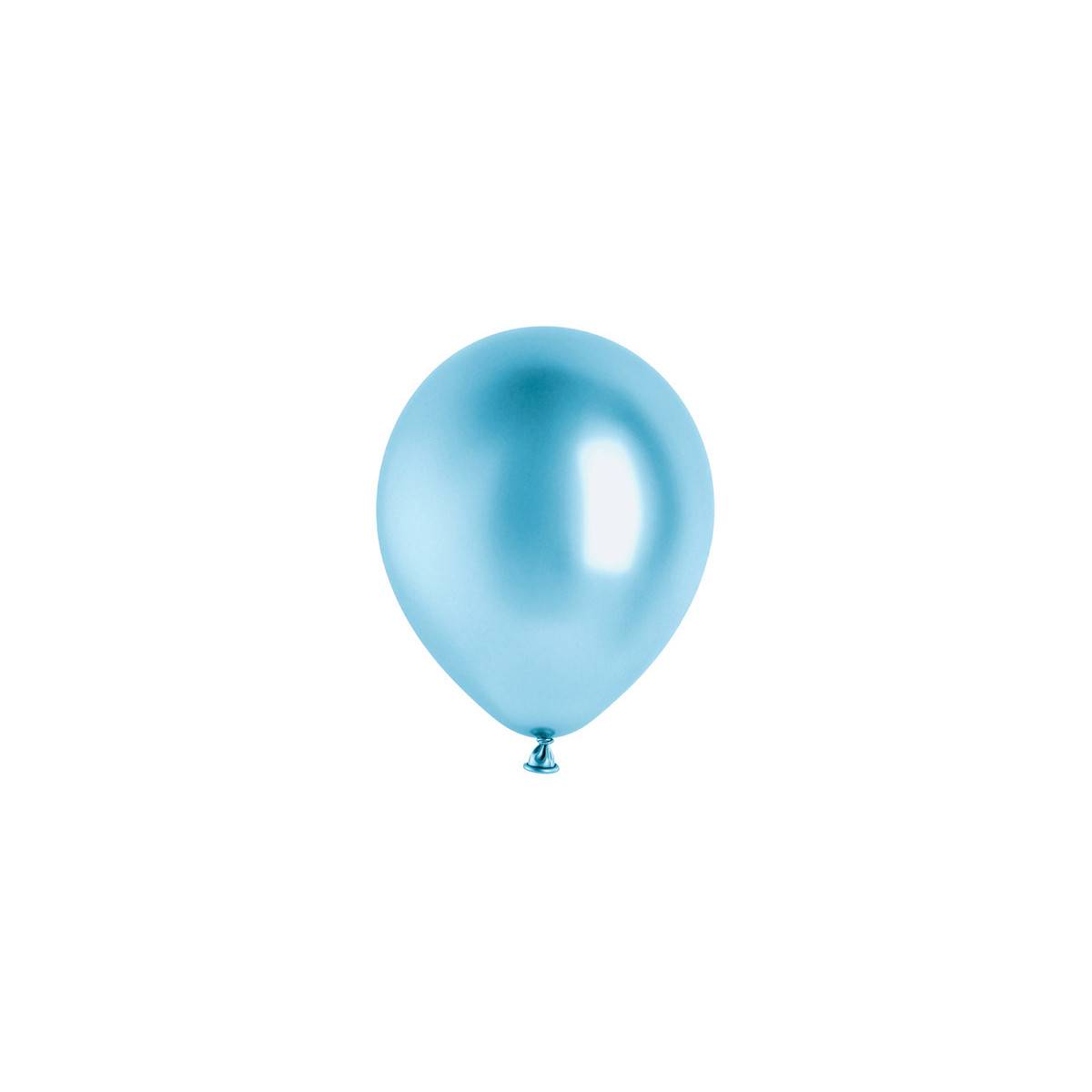 50 stk. Chrome Balloner Blå latex 30 cm