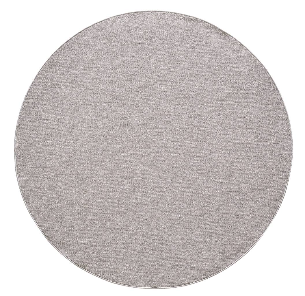 Plain Cream - Rund Matta - Rund 200cm