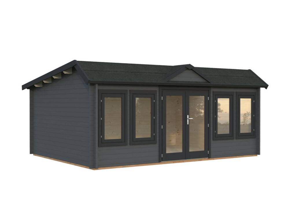 STUGA PALMAKO CLAUDIA PULPETTAK 19,4M² MÖRKGRÅ/ANTRACIT