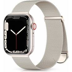 Metalrem kompatibel med Apple Watch rem 40mm 38mm 41mm Starlight-WELLNGS Starlight 38/40/41mm/NT/