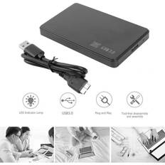 USB 3.0 SATA External Hard Drive Case 2.5 Inch Enclosure Caddy HDD SSD