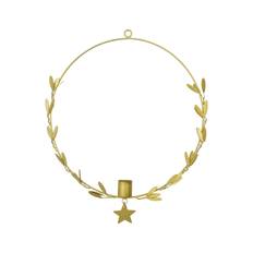 House Doctor Mistel Candle Holder Brass Small