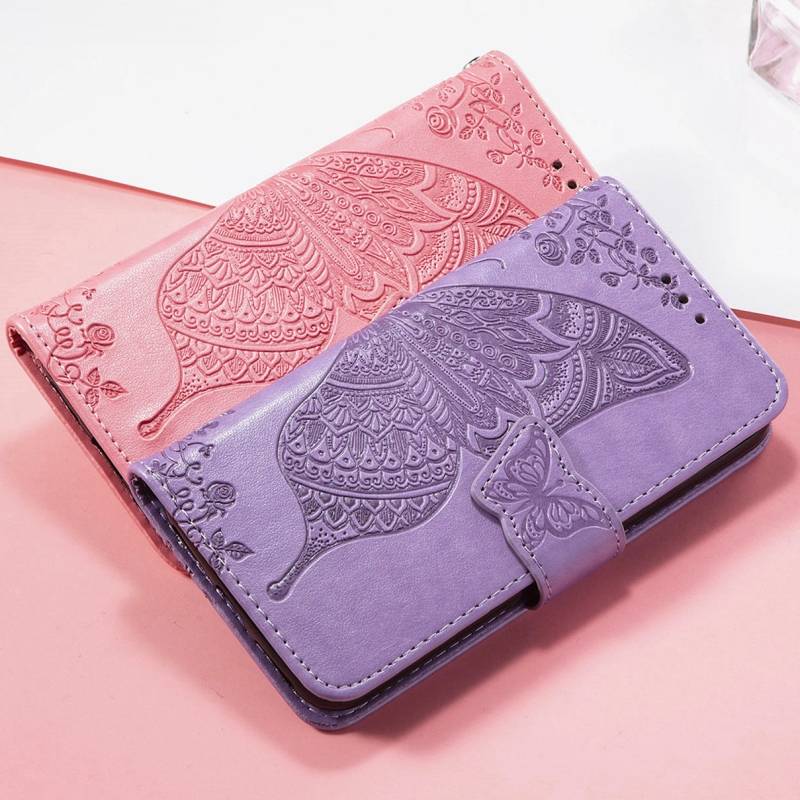 Butterfly Leather Case For Xiaomi 17T 15T 14T 13T 12T 11T 12X 15 14 13 12 Mi 11 Lite 5G NE 11i 10T 9T 17 Pro Max Flip Case Cover