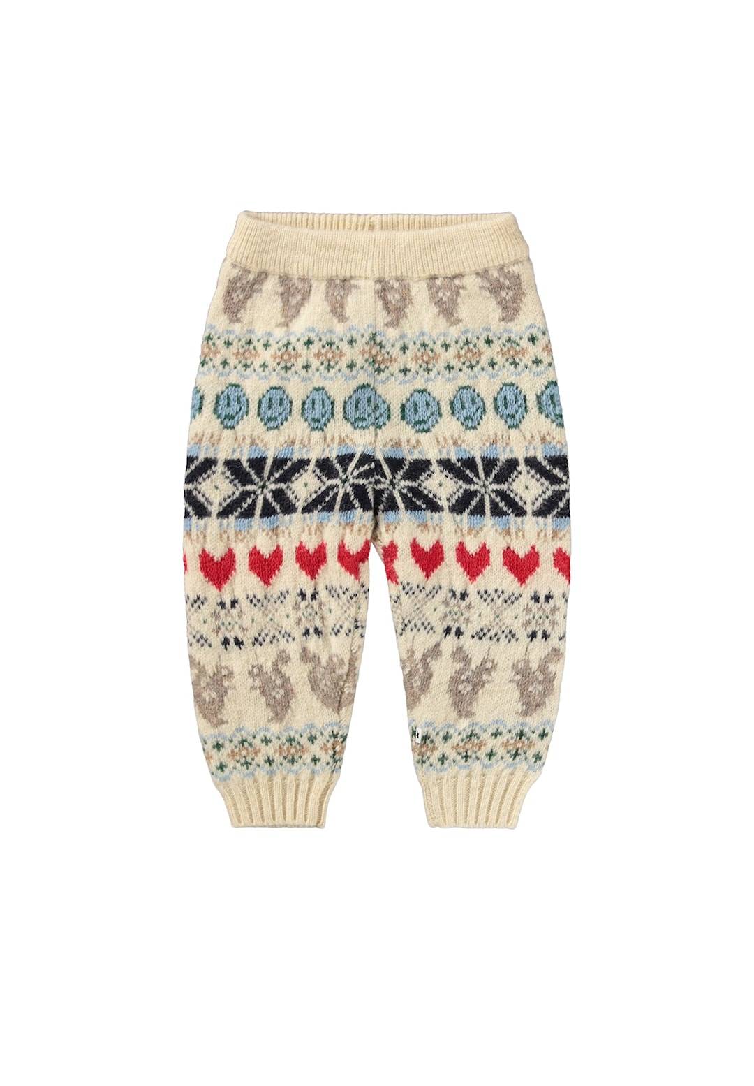 Molo Sol Soft Pants Polar Knit Polar Knit 74 cm Creme 74 cm Drenge, Piger