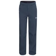 Jack Wolfskin Kid's Fourwinds Pants Softshellbyxa Barn Storlek 152 Färg midnight sky