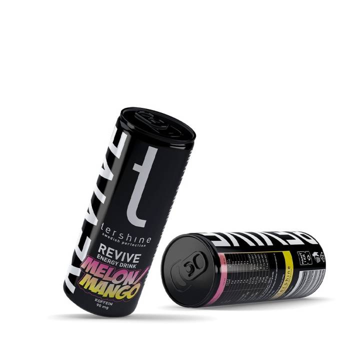 Tershine Revive - Melon Mango, energidryck, 330 ml