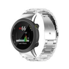Garmin Forerunner 45 / 45S / Swim 3 Urrem i Rustfrit stål - Sølv