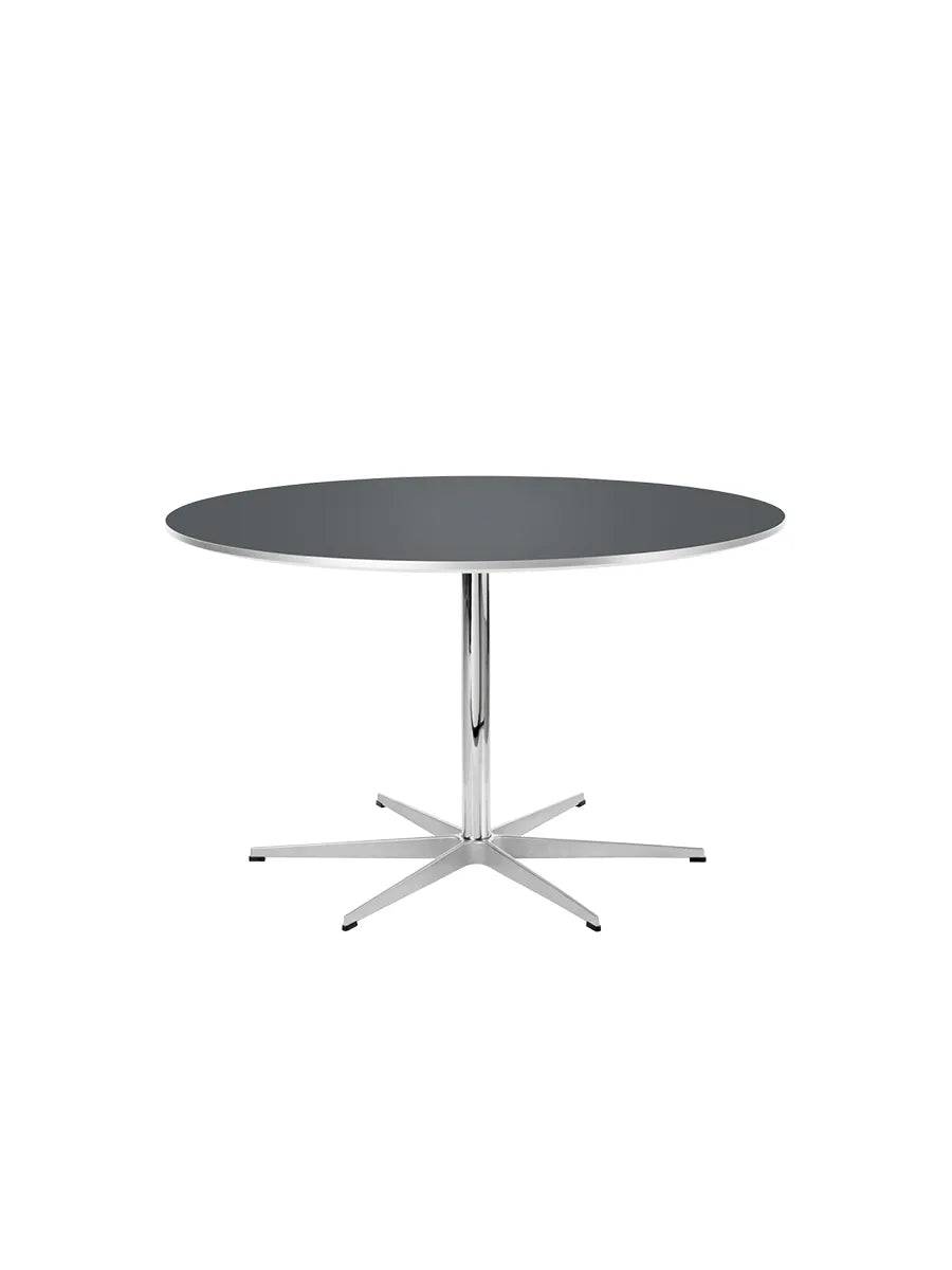 Piet Hein A825 Spisebord, Ø120 cm fra Fritz Hansen Grey Bromo m. alukant (specialfarve) - Jacobsen Plus