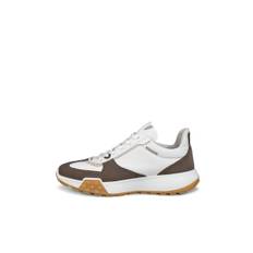 ECCO Retro Sneaker M - Baskets en cuir pour homme - Blanc - Size: 44 (UK 10)