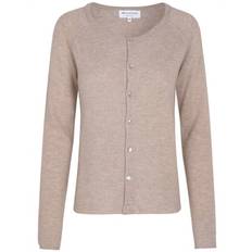 Rosemunde Klassisk Uld & Cashmere Cardigan, Sand Melange