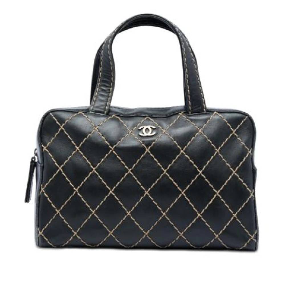 Chanel Vintage - Pre-owned Vintage Quilted Leather Handbag Vintage - Dam - ONE Size - Läder