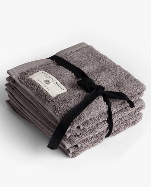 SPIRIT Handduk - Misty Grey 4-pack 30x30cm