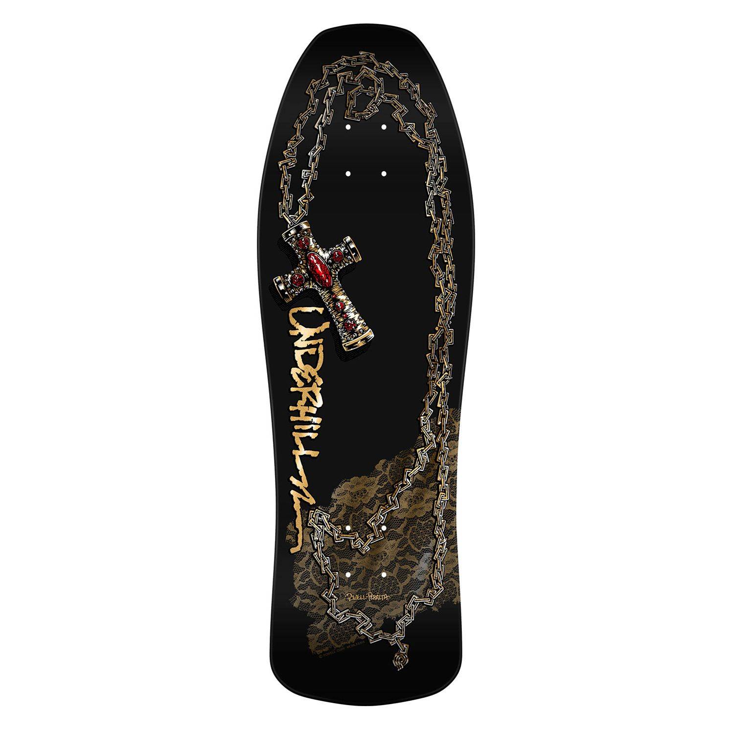 Skateboard Powell Peralta Ray Underhill Gold Chain 9,9''