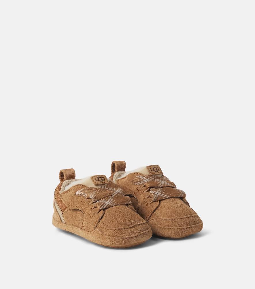 UGG Kids Bebé - Botines Lowmel de ante con borrego - marrón - EU 16