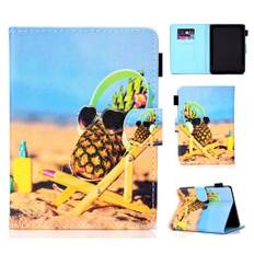 Amazon Kindle (2019) mønstered læder etui - Ananas