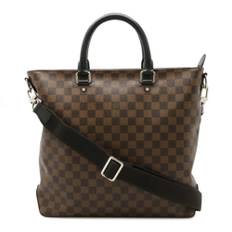 Louis Vuitton Vintage, Pre-owned, Herr, ONE Size, Läder, Pre-owned Louis Vuitton väska i canvas